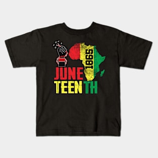 Juneteenth 1865 Black History African American Men Women Kids T-Shirt